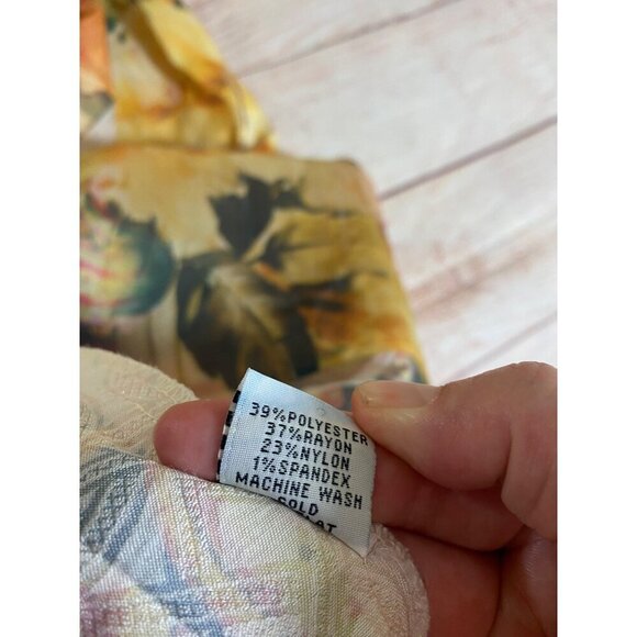 Lapis Women's Yellow Floral Sleeveles Sundress Maxi Summer Dress - One Size - Picture 12 of 12